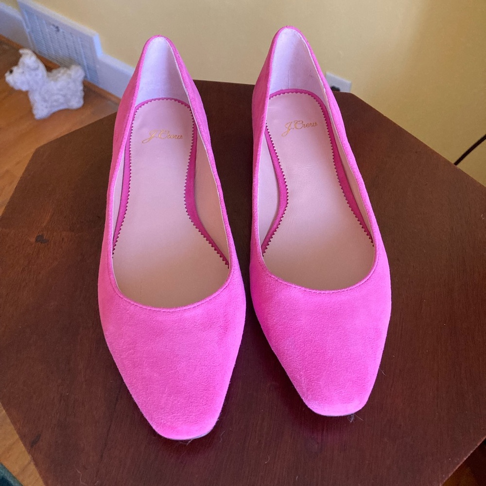 J. Crew Suede Classic Flat NEVER WORN! Only tried on.